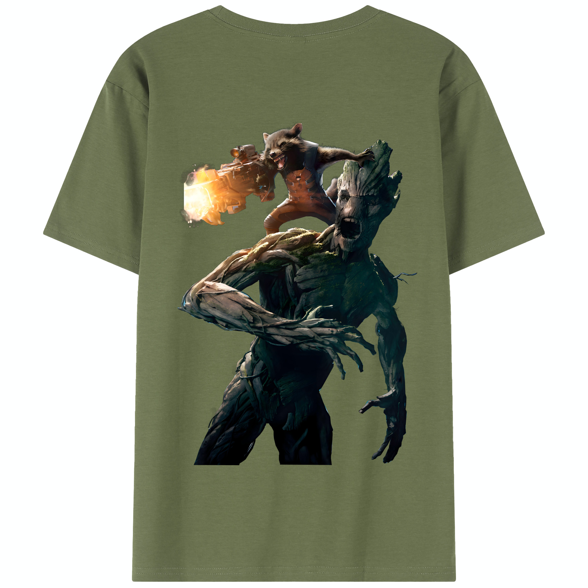 （画像用） アベンジャーズ The Avengers 綿100％半袖Tシャツ（背面プリント）